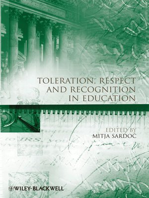 cover image of Toleration, Respect and Recognition in Education